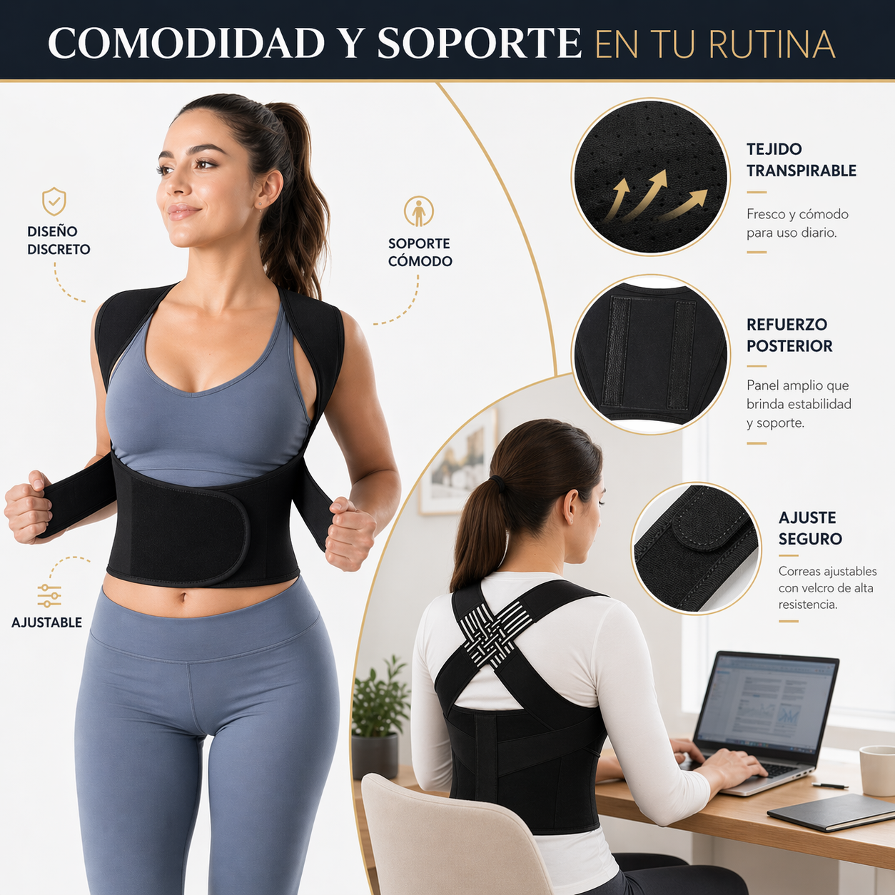 Corrector de postura ELEVA